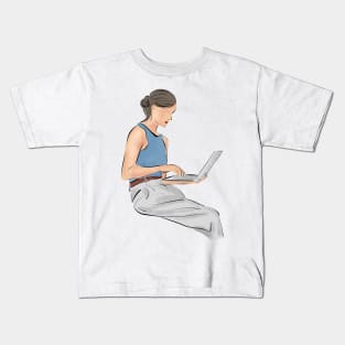 Businesswoman Kids T-Shirt